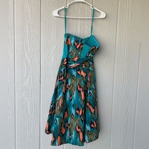 Girls From Savoy Anthropologie strapless dress size 4